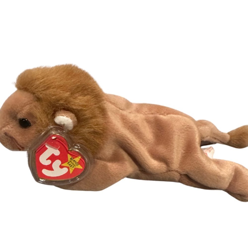 Roary the Lion Ty Beanie Babies NWMT 1999 - Picture 3 of 10